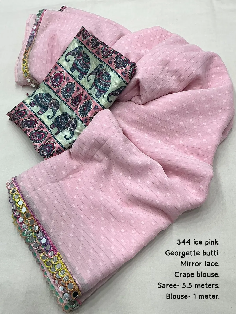 Elegant Designer Soft Georgette Saree